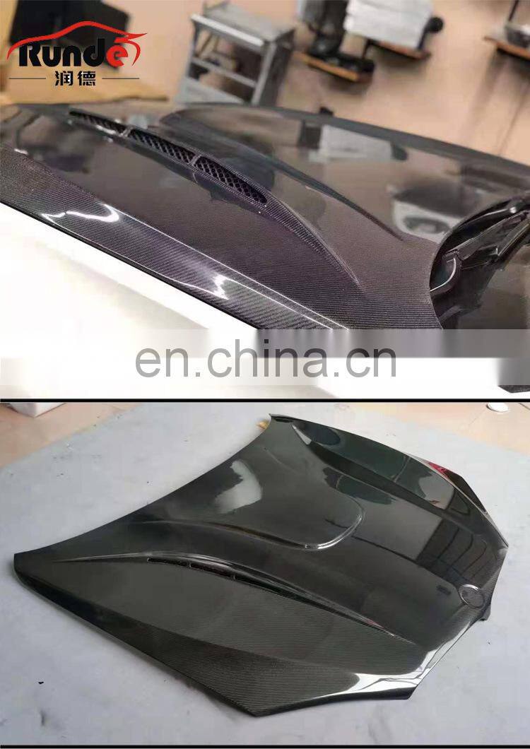 Runde Haman Style Carbon Fiber Material Auto Car Bonnet Engine Hood For BMW X5 X6 F15 F16 Hood