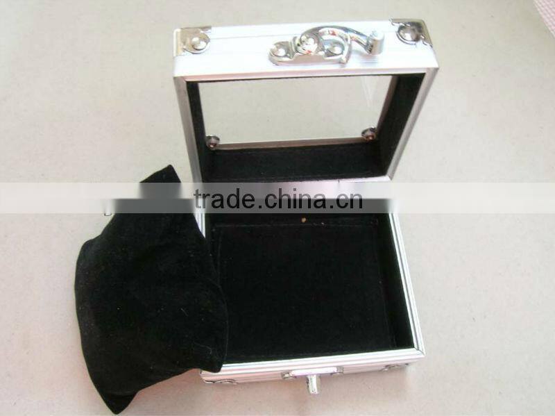corrosion resisting hard shell 40mm wrist watch case with code lock and handle