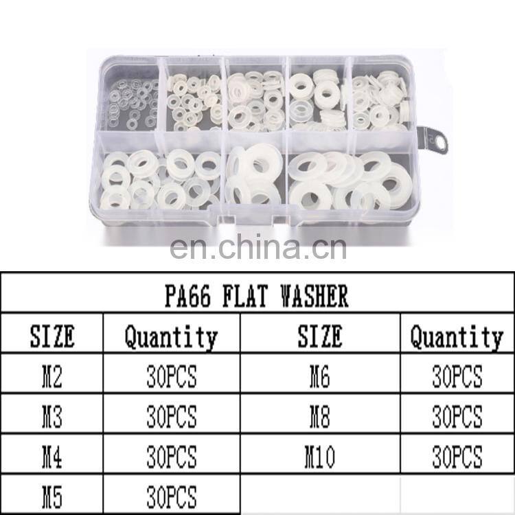 JINGHONG Box Plastic Variety of Rubber Washers&Spring washer&Flat washer