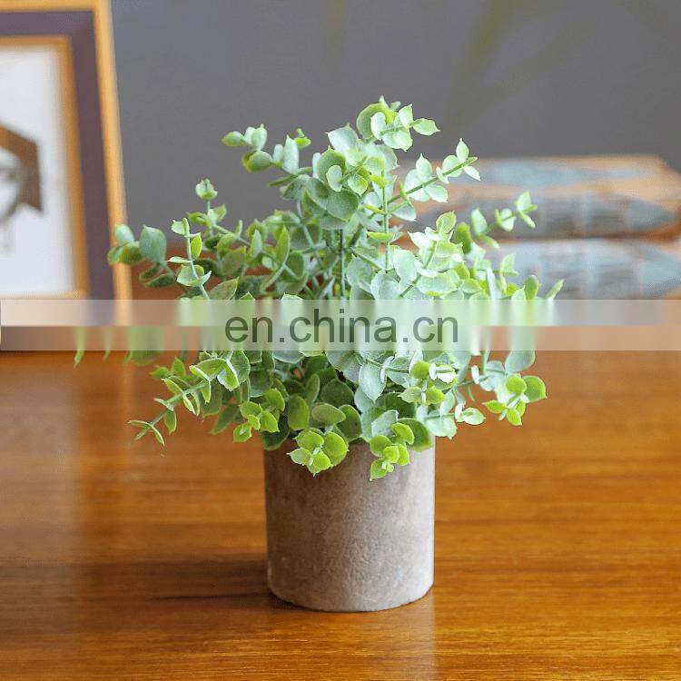 High Quality 25cm Simulation Green Plant Desktop Decoration Bonsai Wedding Decoration Artificial Plant