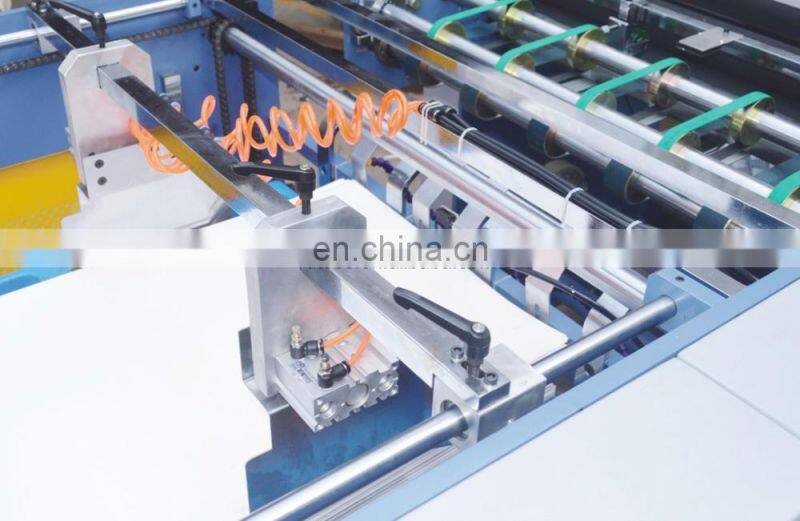 SAFM800 High Speed Fully Electromagnetic Heat Glueless Automatic Laminating Machine, Hot Thermal gluless Double Face Laminator