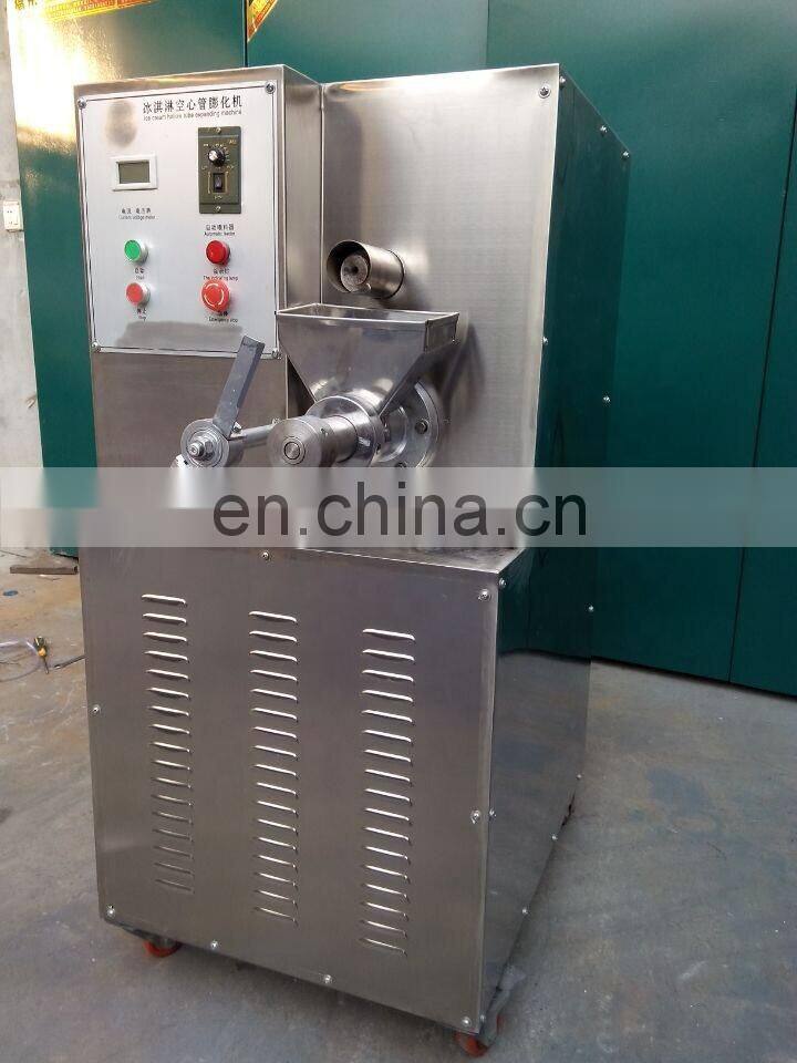 2020 new type puffed Ice cream corn stick machine/Ice cream hollow tube machine/puff corn machine