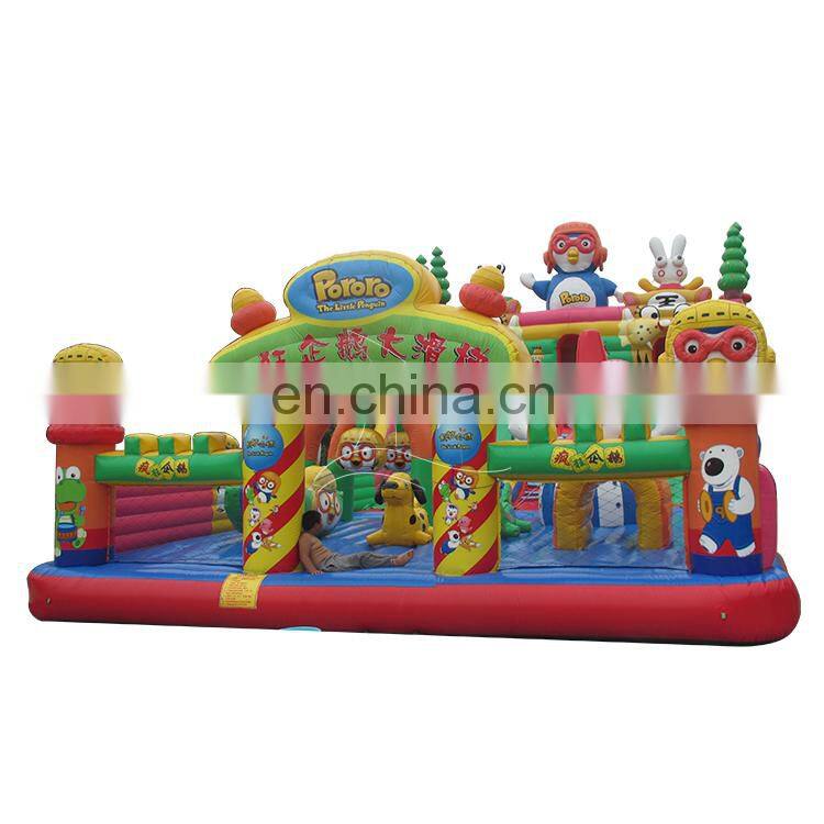 Inflatable Jumping Bounce House 0.55 Mm Pvc Bouncy Castle