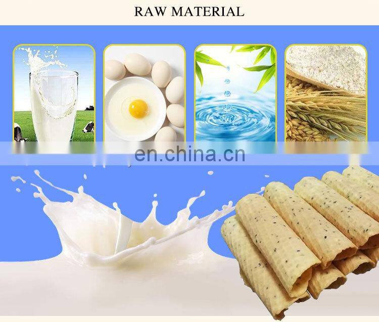 cone ice cream wafer machine production line roll biscuit