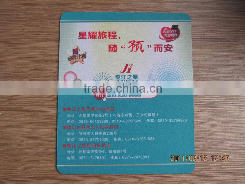 low price PVC + EVA foam mouse pad, cheap custom mouse mats