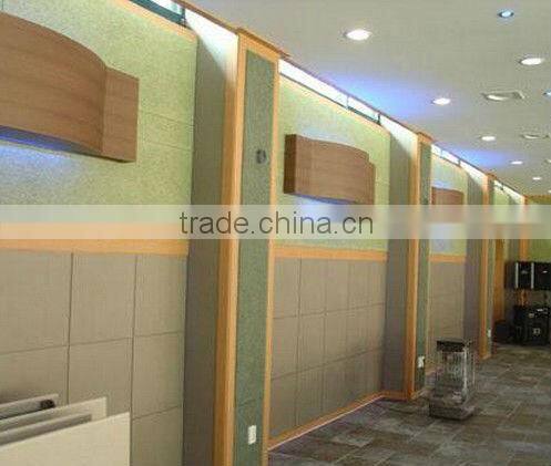 Environmental Friendly Wood wool acoustic panel Wall ceil
