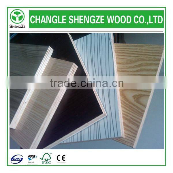 4x8 WBP melamine laminated glue commercial plywood hot sale
