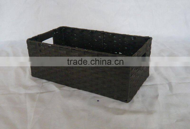 for book box, iron frame & paper rop basket