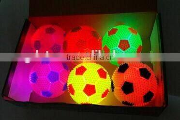 Football Shaped LED children Bouncy Balls