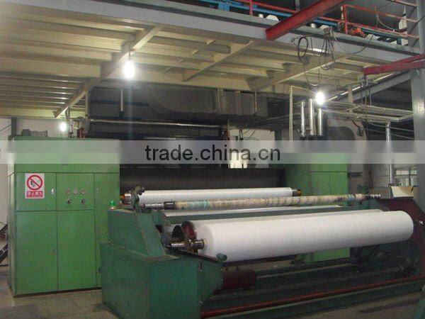 Foreign customer visit our factory for pp nonwoven fabric