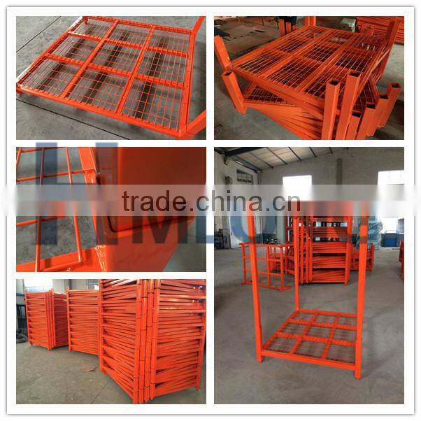 Heavy duty foldable stackable tire rack wholesale
