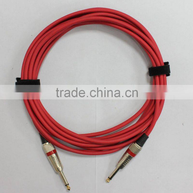 Instrument Guitar Cable 6.35 Gold Nickle Plated Connector