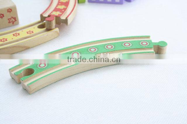 Wooden toys farm track train set,wooden railway tracks