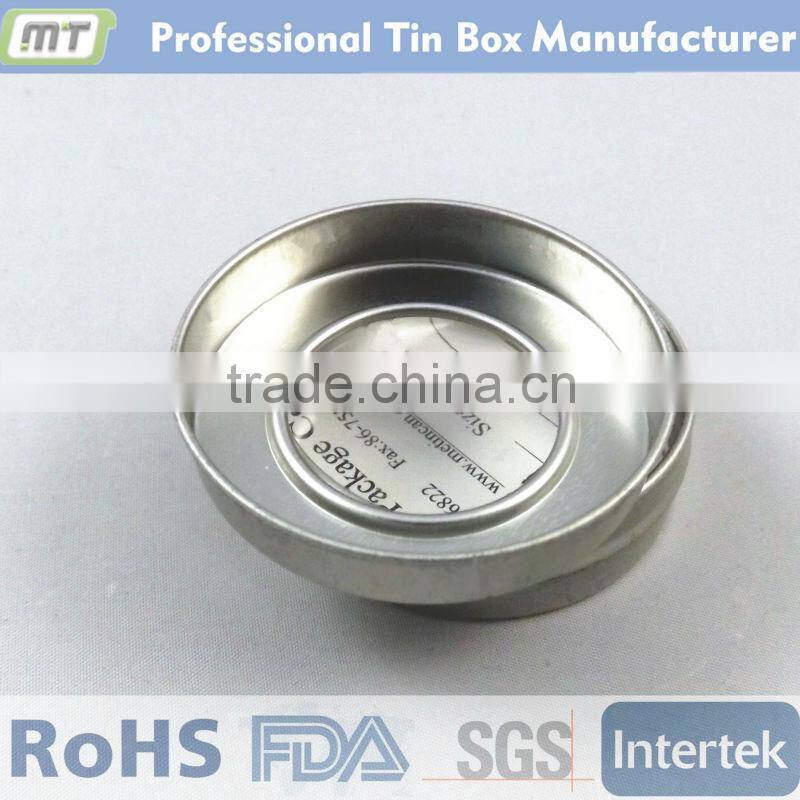 hot sale small tin container for food packing, small tin container