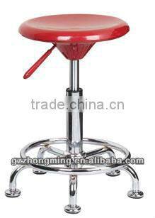 Modern ABS Height Adjustable Swivel Chrome Barstool Chair ZM-89