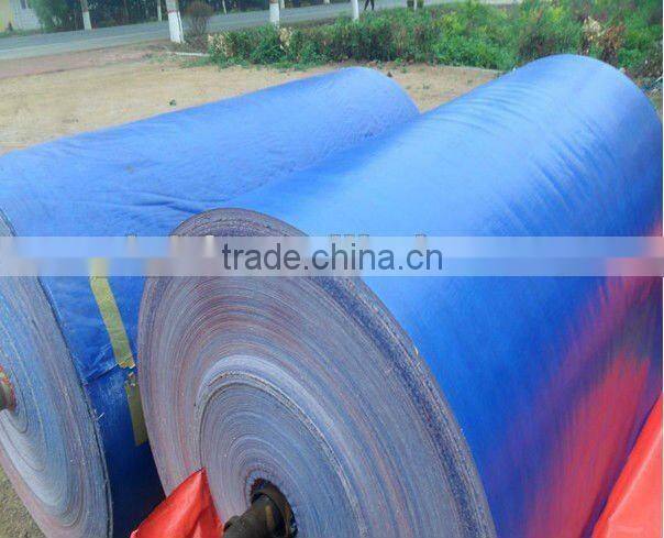 PE blue tarpaulin in rolls