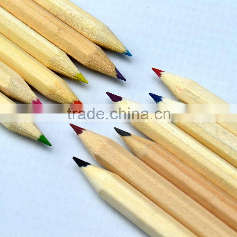 HB 3.5 inch natural wood colored pencils