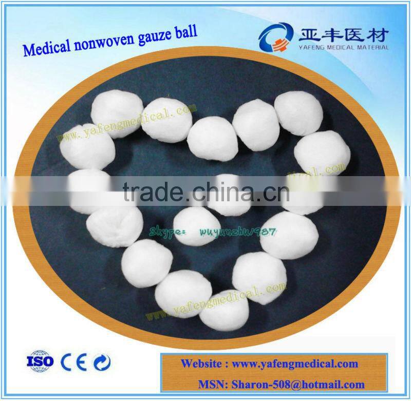 30% viscose 70% terylene absorbent non-woven balls