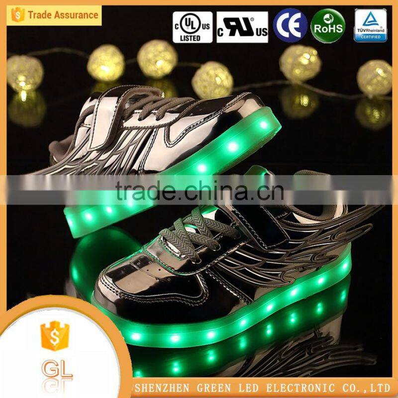 China shenzhen flashing light USB LED shoes manufacturer