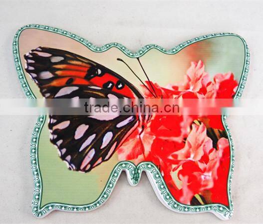 ECO-friendly butterfly shaped Ceramic wall decor/Trivet