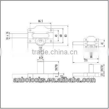 truck body door lock