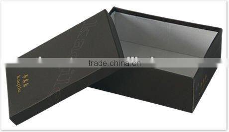 High quality black cardboard box