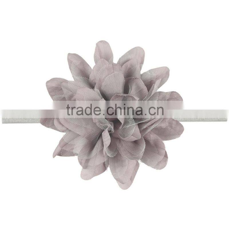 Fashion Baby large flower Headband Infant Headband Toddler Headband Headband baby big flower hair band wh-1745
