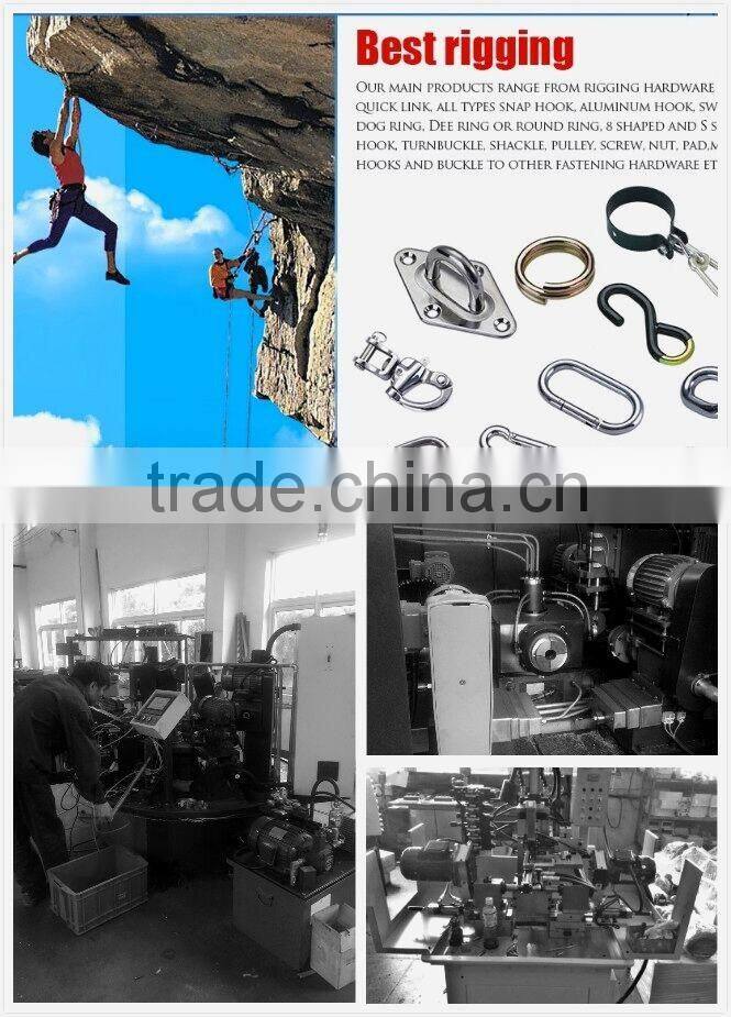Rigging Hardware Black Plated Quick Link /Wire Rope Accesory
