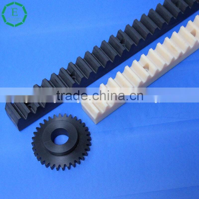 Flexible plastic MC nylon rack gear nylon gear rack and pinion