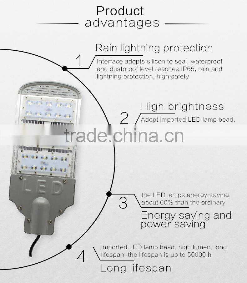 Good performance solar street light without steel pole