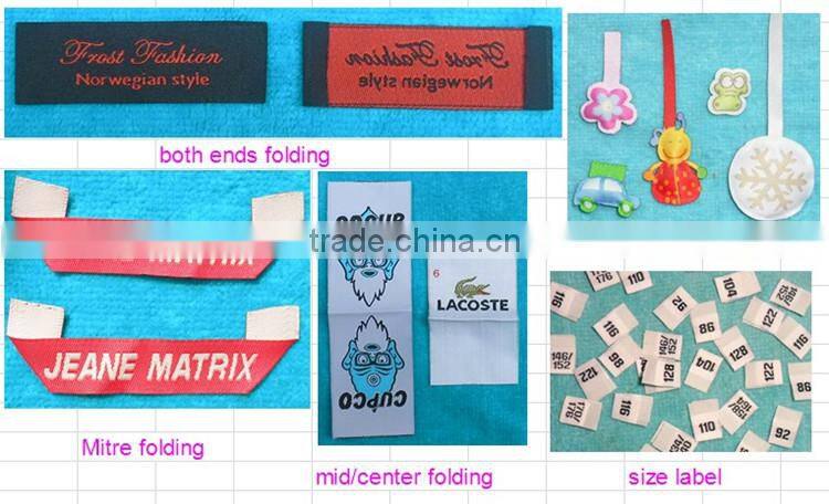 new design high quality woven labels