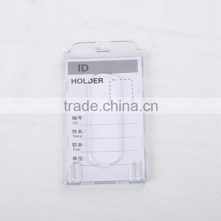 Hot sale plastic id card working card badge holder