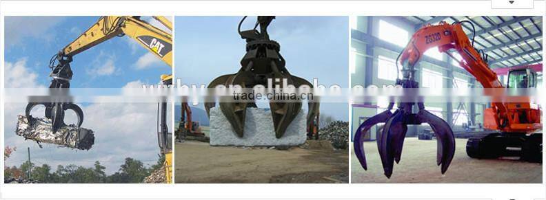 ISO-Certified waste metal handler hydraulic scrap grab