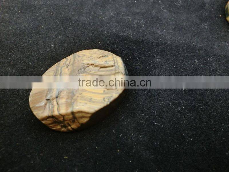 Natural Oval Shape Tiger Eye cabachon gemstone