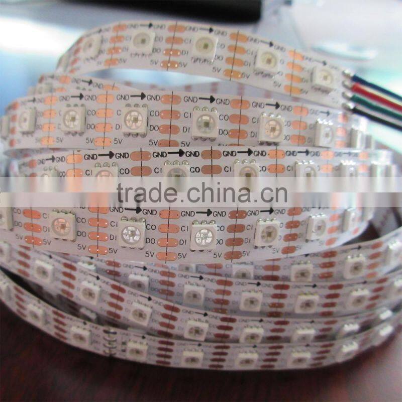 APA102C LED Strip, 120 LEDs /120 Pixels per meter WS2801 Inbuilt 5050 Addressable RGB LED Strip