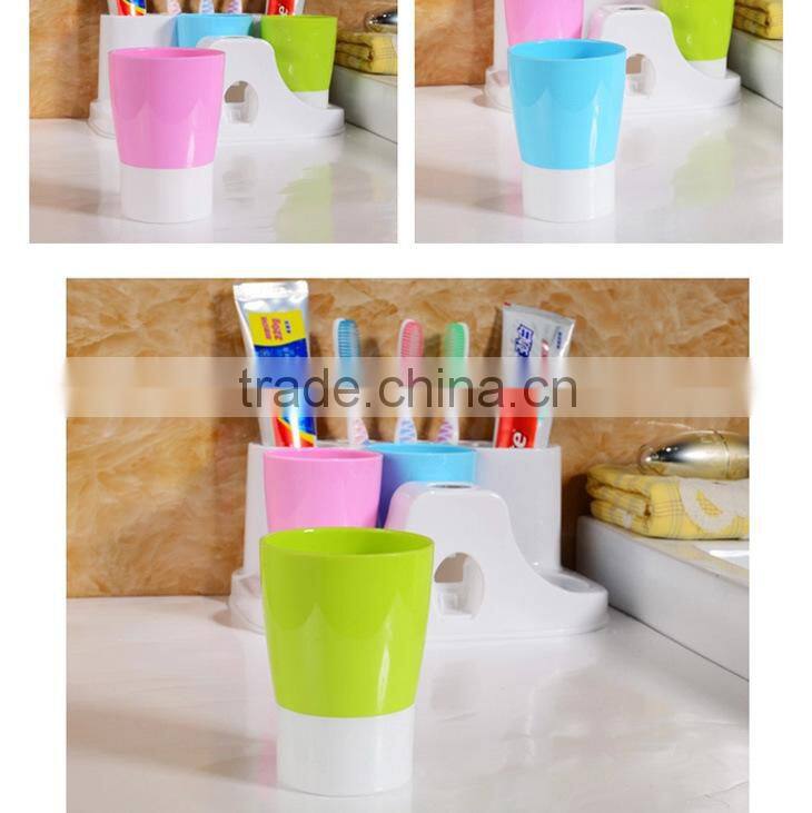N167 Factory price automatic toothpaste dispenser & toothbrush holder,accept sample