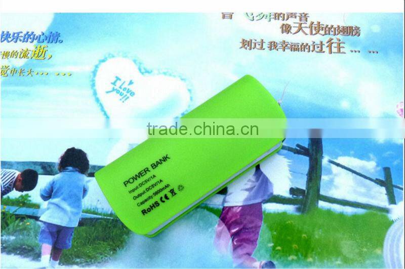 / W718 xiaomanyao power bank li-ion 5200MAH flashlights external battery chargerportable power bank