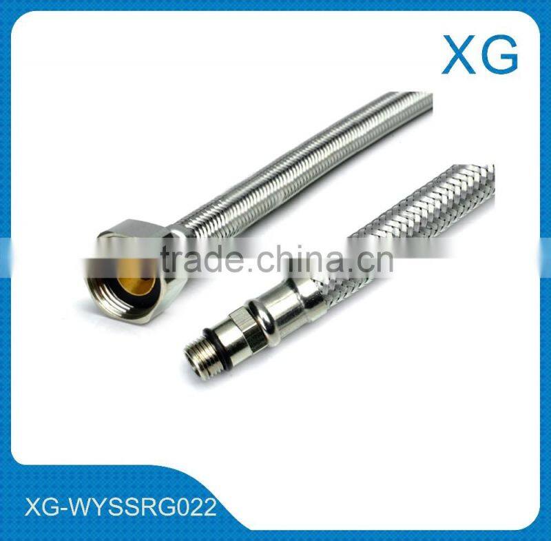 F1/2*F1/2 stainless steel wire braiding flexible hose/kitchen sinks heater basin knitted inlet hose/gas hose steel flexible hose