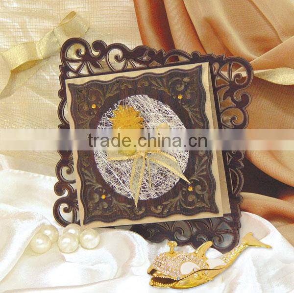Elegant Wedding Rose Card--WN011
