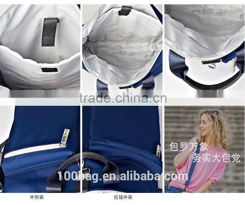 Unisex multi-functional leisure bag nylon material backpack for school waterproof shoulder bag portable handbag in guangzhou