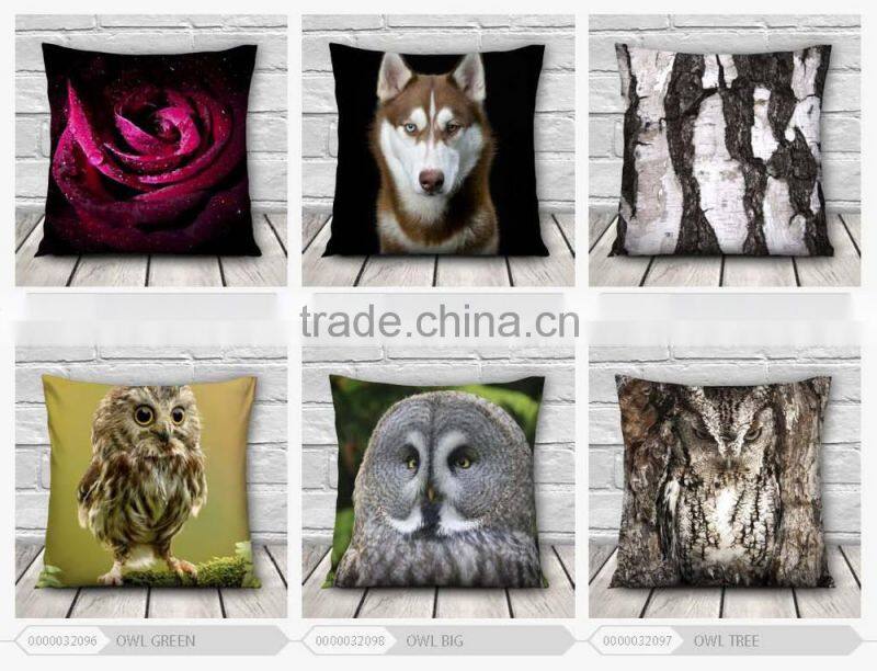high quality fashion pug dog design 3d digital print pillowcases fullprint decorative throw pillow covers seat cushion Cover