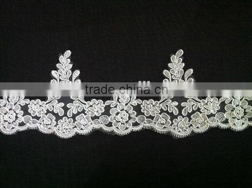 Top quality wedding dress lace design