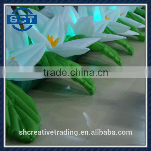 Lighting LED 10m Wedding Inflatables Flowers