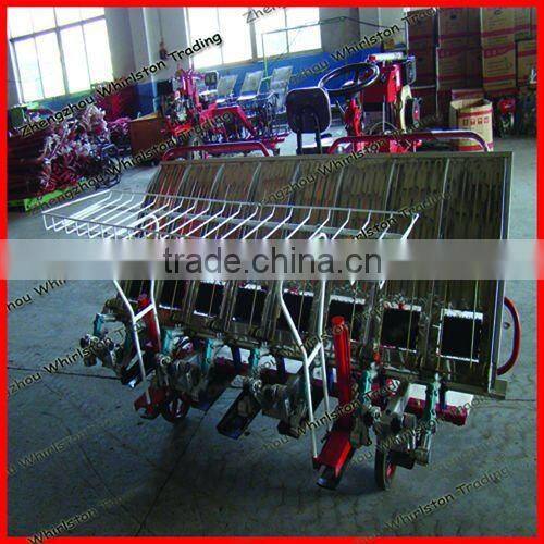 6 rows diesel engine rice transplanter/ rice planting machine