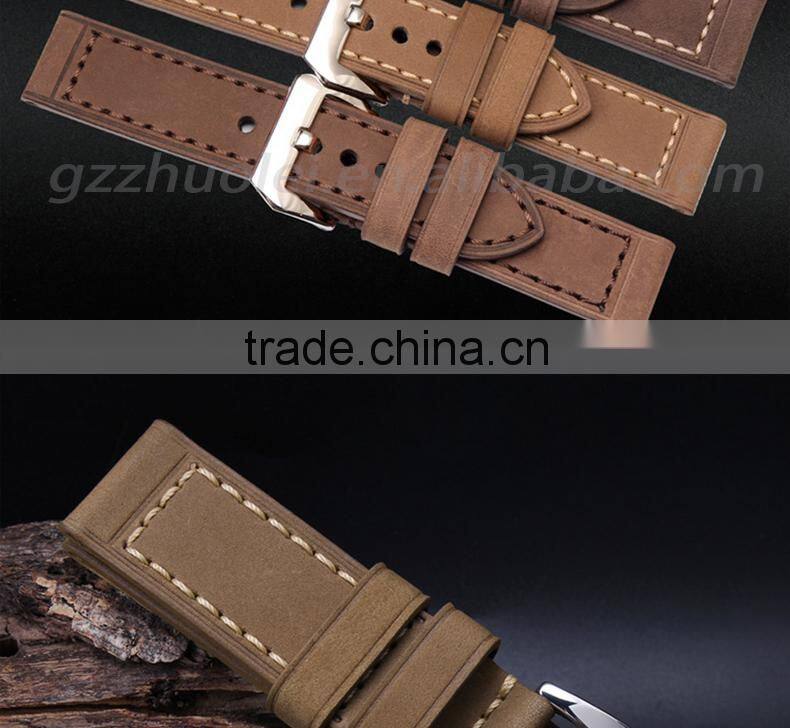 newest bracelet cool handmade leather watch band fashion belt 20|22|24|26mm Wholesale 3PCS