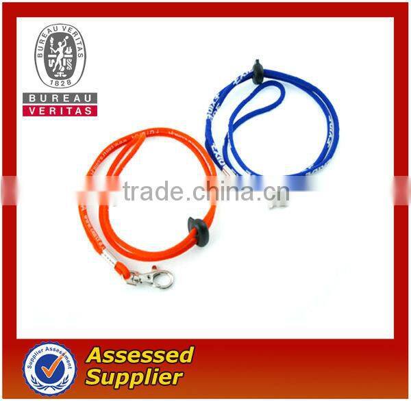 hot selling polyester woven round lanyard
