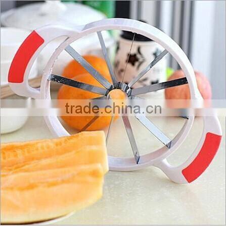 Watermelon Melon Cantaloupe Stainless Steel Cutter Slicer with Handles Hander