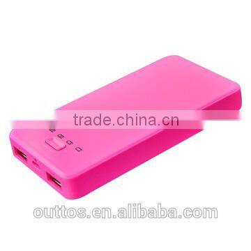 Factory supply gift items dual usb sucker power bank battery charger 4000mah