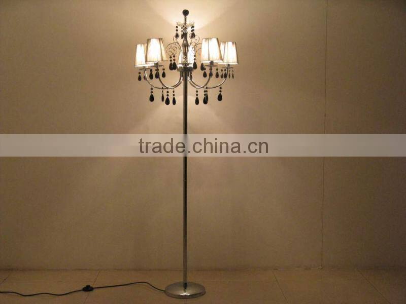 crystal fabric floor lamp lights lighting