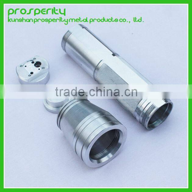 suzhou aluminum machining parts for flashlight housing